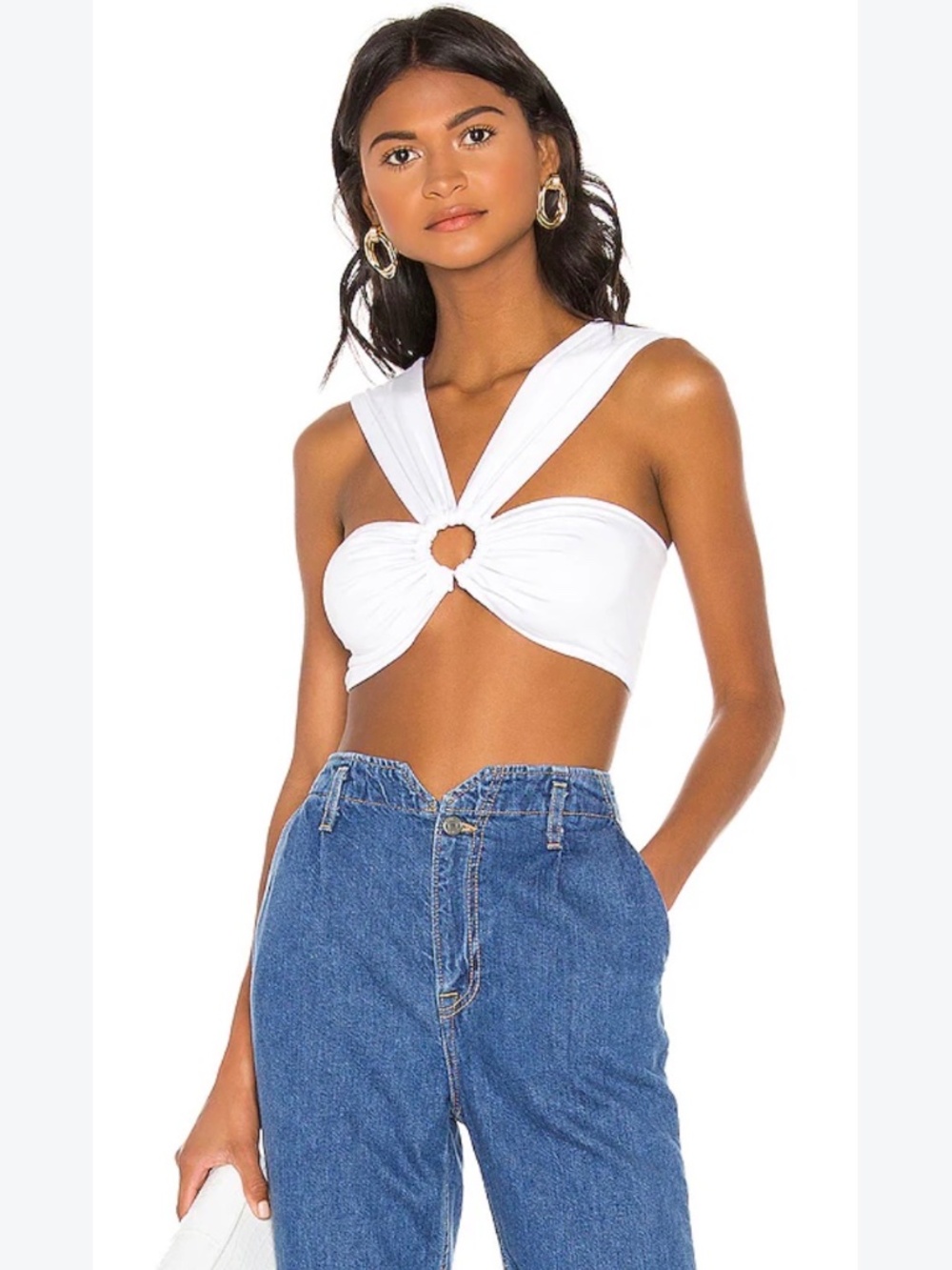 NWT Superdown top with center ring - size medium